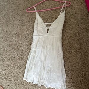 Garage White Mini Dress